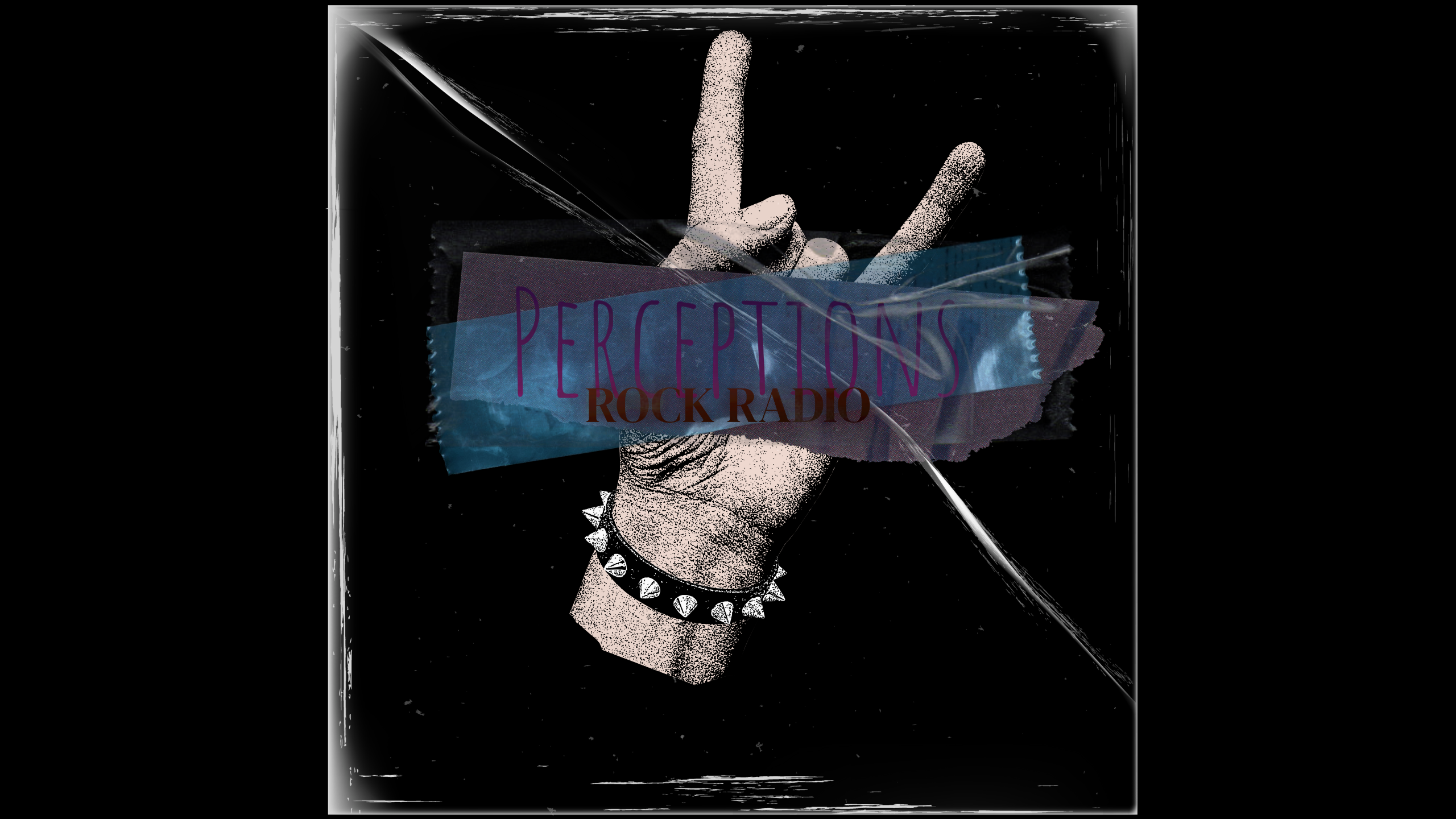 perceptions rock radio logo hand making   metal                               you rock gesture 